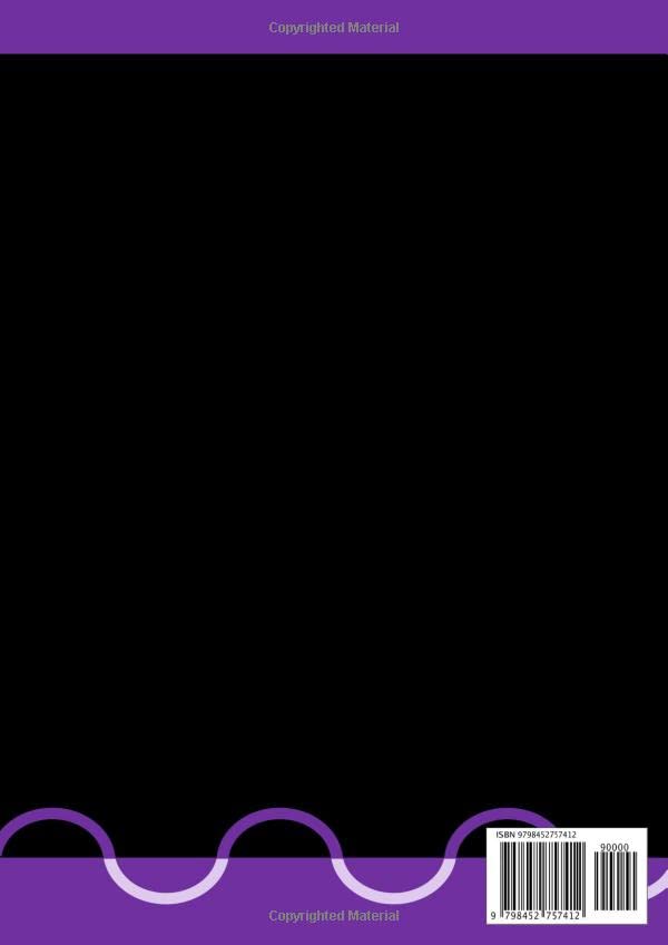 A4 Black Paper Pad: Drawing Book For Children, 110 Pages, 90gsm, Sketchbook For kids, Art, Craft, Fun Activities, etc. - Purple