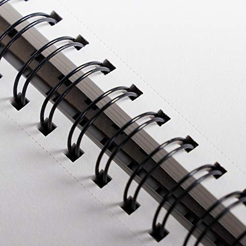 TBC Sketch Book A5 Spiral Bound Sketchbook Blank Drawing Books 200 Pages (100 Sheets) Art Paper Sketching Pad for Kids Professional Adults Beginners Children