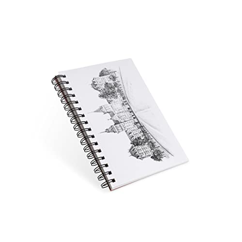 Elan Sketch Book A5, 80 Sheets 120gsm Paper, A5 Sketchbook Spiral Bound Made for Artists, A5 Art Book, Sketching Pad A5, Lightweight Drawing Book, Sketchbook A5, Small A5 Sketch Pad A5