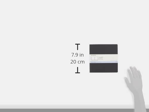 Moleskine 19 x 19 cm Square Size Art Collection Sketch Album, Sketchbook , Paper Suitable for Pens, Pencils, Charcoal, Colour Black, 88 Pages