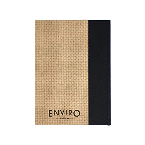 Artway Enviro Recycled Hardback A5 Sketchbook - Portrait - 92 Sides (46 Sheets) of 170gsm Recycled Cartridge Paper