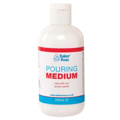 Baker Ross FE586 Baker Ross Pouring Medium - Pack of 1, Pouring Medium for Acrylic Paint, Art Supplies, Art Sets for Children