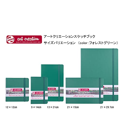 Talens Art Creation Sketchbook 80 Sheets, 13 cm x 21 cm, Forest Green