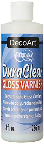 Deco Art DuraClear Polyurethane Gloss Varnish, 236 ml (Pack of 1)