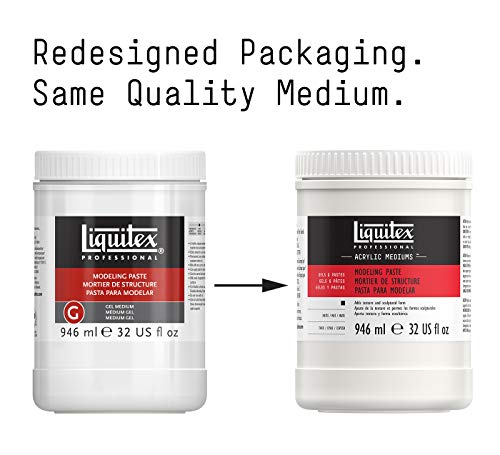 Liquitex Professional Acrylic Medium for Arcylic Paint, Modelling Paste, 946 ml