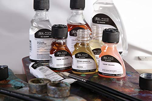Winsor & Newton WN3039748 Refined Linseed Oil 250 ml, RCFRLO250