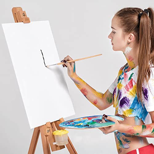 5 Packs Blank Canvas Panels Board 30 x 40 cm(12" x 16"), 100% Cotton for Acrylic Painting, Oil Paint & Wet Water Art Media, Canvases for Professional Artist, Hobby Painters & Beginners