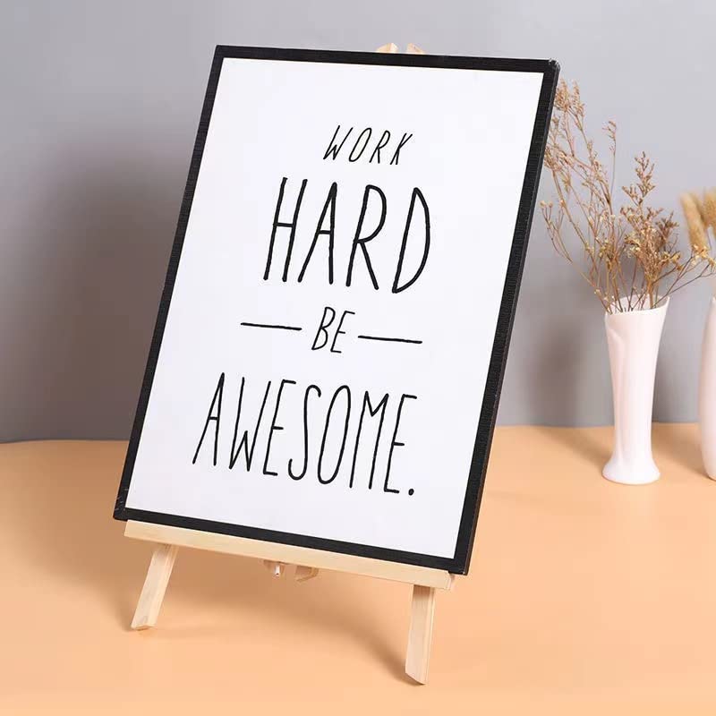 2 Pack Wooden Tabletop Art Display Easels, Small Painting Easel 30cm, Desktop Holder Stand for Displaying Canvas Paintings,Drawing, Weddings, Kids Arts & Crafts