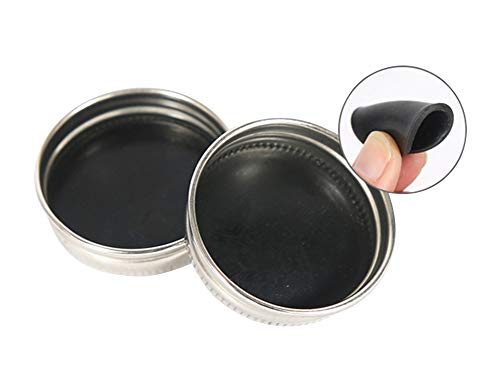 Palette Cup 2pcs Stainless Steel Art Oil Pot Portable Mini Wash Pen Holder Artists Palette Clip Cup Container with Lid for Watercolor Acrylic Oil Painting