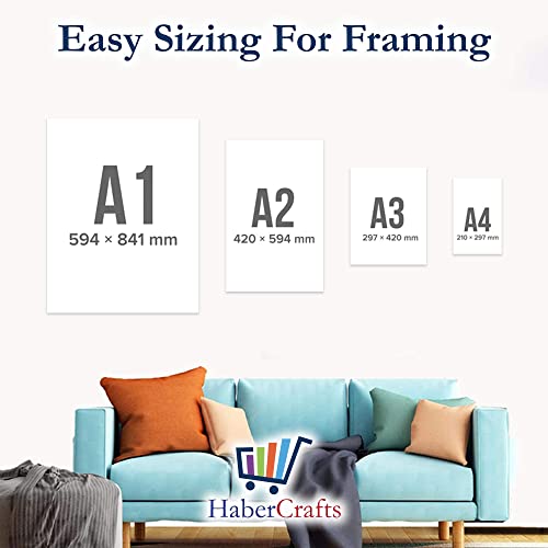 A4 Canvas Panel Stretched Blank Canvas Board Primed Artist Boards 100% Cotton for Oil Paint Acrylic Painting Mixed Media Acid Free White Canvases Art Painting Panel (A4 Size - 210 x 297mm - 1 Board)