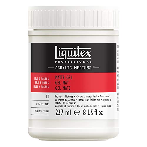 Liquitex Professional Acrylic Medium for Acrylic Paint, Matte Gel, 237 ml