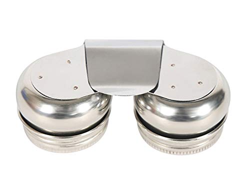 Palette Cup 2pcs Stainless Steel Art Oil Pot Portable Mini Wash Pen Holder Artists Palette Clip Cup Container with Lid for Watercolor Acrylic Oil Painting
