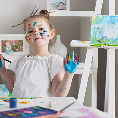 Blank Canvas Boards for Painting, Set of 8 Art Square Canvas Frame Panels, Board Stretcher Academy Acrylic Oil Water Painting, Stretched Wooden Frames, 100% Cotton, Canvases for Kids & Artist