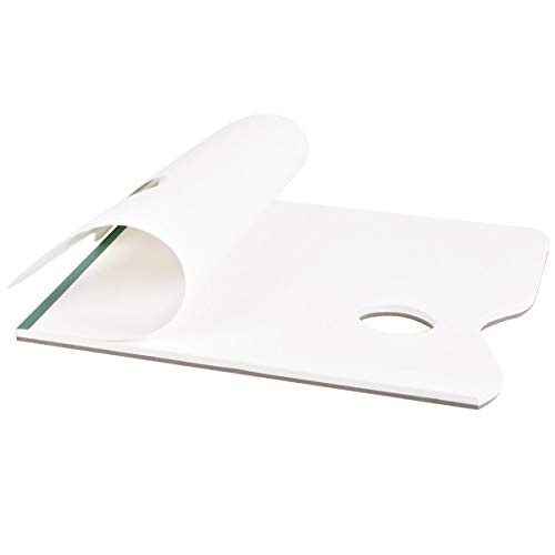 iGadgitz Home U7092 Palette Paper Tear Off Palette Pad Disposable Paint Palette (50 Sheet) - White