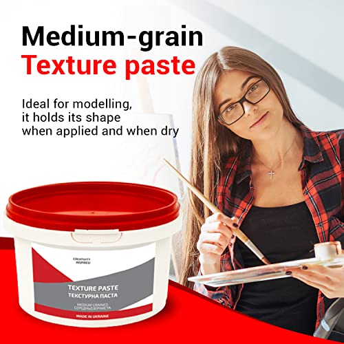 7 Artists Premium Texture Paste Medium Grain 280 ml - Modelling Paste | Modelling Paste For Acrylic Painting | Texture Paste For Acrylic Paint | Modeling Paste For Art