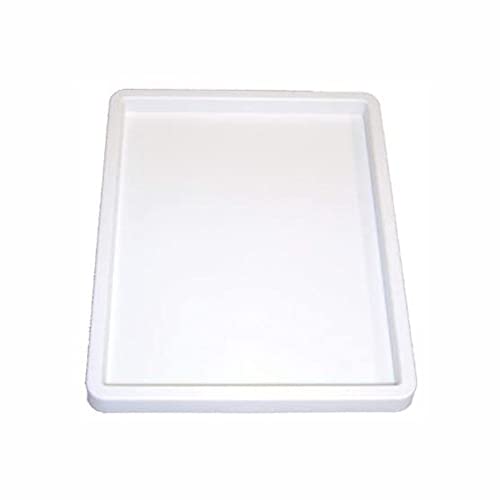3 Ace Crafts Extra Large Inking Tray Rectangular Single Plastic Paint Palette for Kids and Adult Painting Holder Paint Mixing Palette for Watercolour Oil Painting Art Work Pads of Robust Material