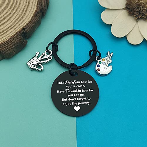 Artist Inspiration Gift Art Student Graduation Gift Painter Gifts Artist Paint Palette Keyring Encouragement Gifts Keyring Art Lovers Gifts Painter Art Student Gifts Christmas Birthday Gifts Jewelry