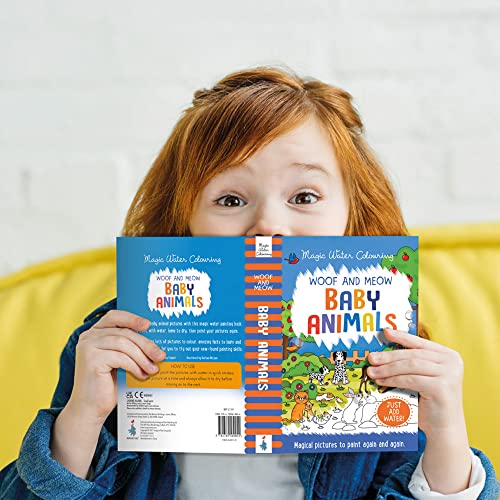Woof and Meow - Baby Animals, Mess Free Activity Book (Magic Water Colouring)