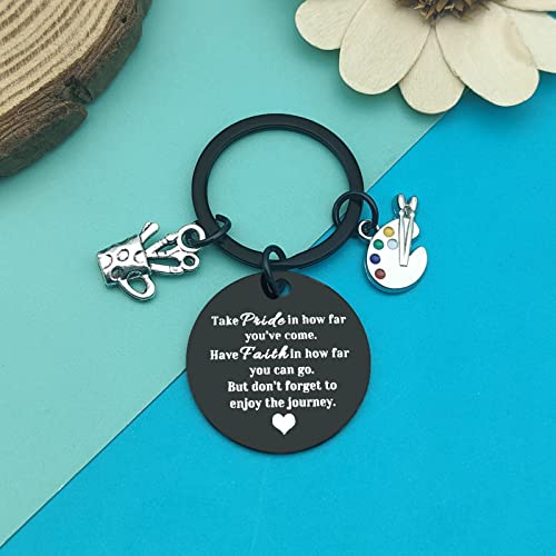 Artist Inspiration Gift Art Student Graduation Gift Painter Gifts Artist Paint Palette Keyring Encouragement Gifts Keyring Art Lovers Gifts Painter Art Student Gifts Christmas Birthday Gifts Jewelry