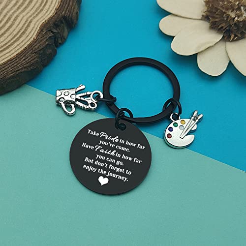 Artist Inspiration Gift Art Student Graduation Gift Painter Gifts Artist Paint Palette Keyring Encouragement Gifts Keyring Art Lovers Gifts Painter Art Student Gifts Christmas Birthday Gifts Jewelry