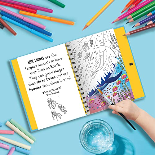 Splish and Splash - Under the Sea, Mess Free Activity Book (Magic Water Colouring)