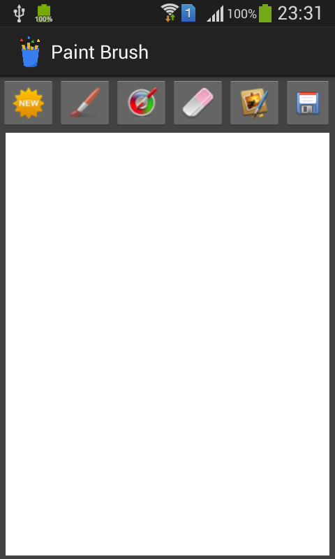 Paint Brush Drawing finger painting