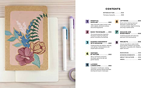 Creative Gouache: A Step-By-Step Guide to Exploring Opaque Watercolor - Build Your Skills with Layering, Blending, Mixed Media, and More: 4 (Art for Modern Makers)
