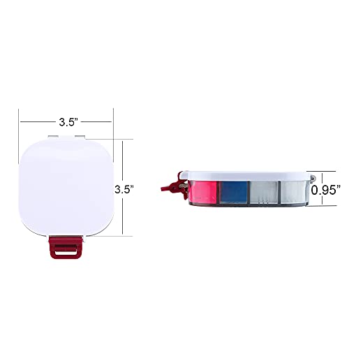 Transon Airtight Paint Storage Palette Box 16 Wells Fuchsia Color