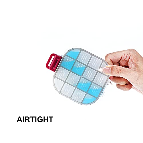 Transon Airtight Paint Storage Palette Box 16 Wells Fuchsia Color