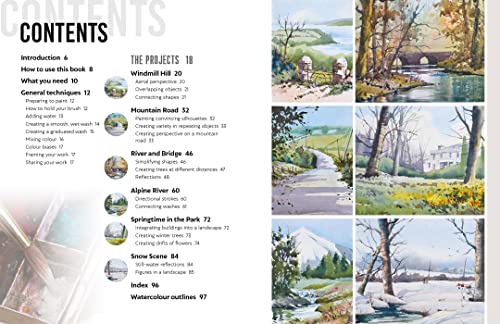 Anyone Can Paint Watercolour Landscapes: 6 easy step-by-step projects to get you started
