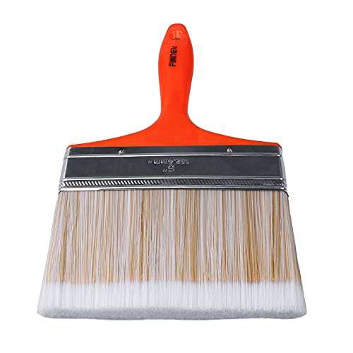 6 Inch Large Artist Flat Paint Brush Wide Wall Art Paint Brush for Gesso, Varnishes, Acrylic Painting, Watercolor, Wood, Wall, Furniture