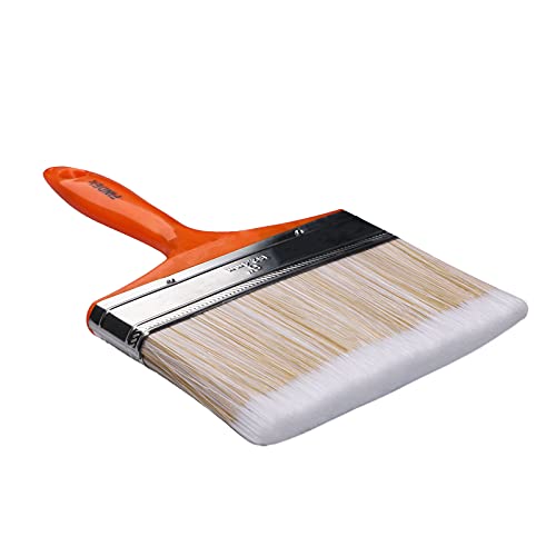 6 Inch Large Artist Flat Paint Brush Wide Wall Art Paint Brush for Gesso, Varnishes, Acrylic Painting, Watercolor, Wood, Wall, Furniture