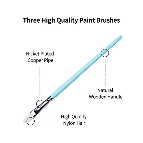 HIMI Gouache Paint Set, 41 Pcs Professional Art Painting Supplies Set with 24 Gouache Paints, 6 Paint Brushes, 2 Canvas Boards, Moisturized Mildew Gouache Spray, Great Artist Paint Kit