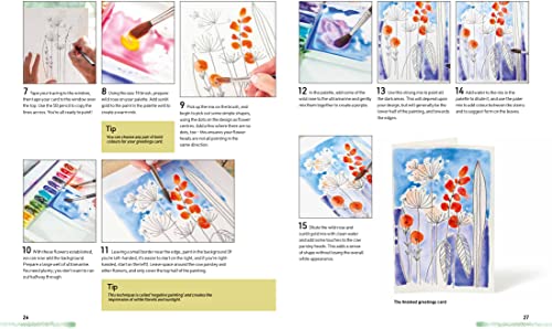 Watercolour Flowers for the Absolute Beginner (Absolute Beginner Art)