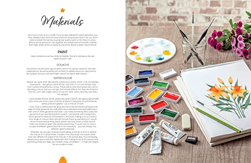 Simply Paint Flowers: 25 inspiring designs in easy steps