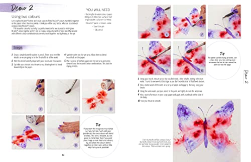 Painting with Brusho: Create vibrant & expressive paintings using watercolour ink powder