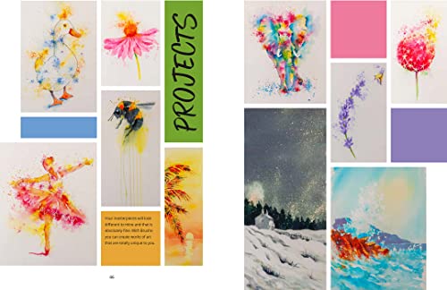 Painting with Brusho: Create vibrant & expressive paintings using watercolour ink powder
