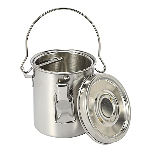 Dciustfhe 2 Pack Artist Portable Painting Brush Washing Bucket Wash Pen Pot Steel Watercolor Oil Paint Brush Washer Art Supplies