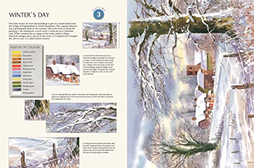 The Watercolour Sourcebook: 60 inspiring pictures to transfer and paint with full-size outlines (What to Paint)