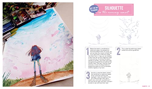 Manga Watercolor: Step-by-step manga art techniques from pencil to paint