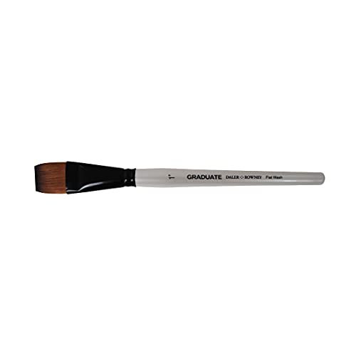 Daler Rowney 212155100 Size 1 Graduate Flat Wash Brush