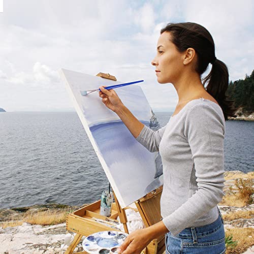 OWill 7PCS Paint Brush Set for Watercolor Painting, Oil Painting, Acrylic Painting, Rock Painting, Face Painting, Body Painting & Crafts