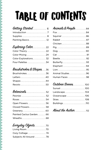 Easy Watercolor: Simple step-by-step lessons for learning to paint in watercolor (1) (Art Made Easy)