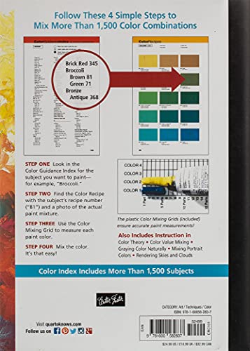 1,500 Color Mixing Recipes for Oil, Acrylic & Watercolor