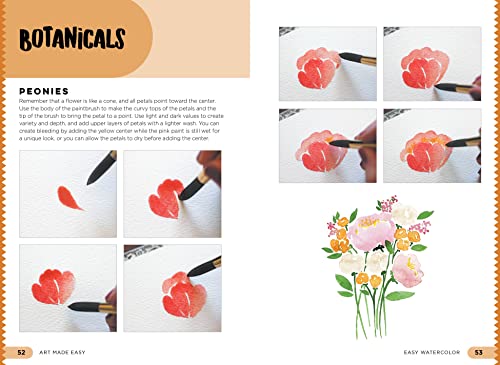 Easy Watercolor: Simple step-by-step lessons for learning to paint in watercolor (1) (Art Made Easy)