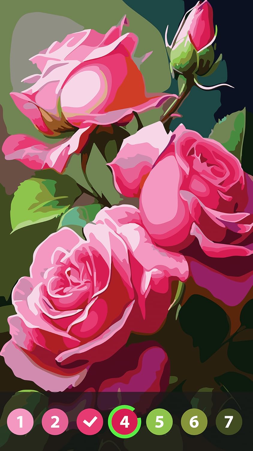 Oil Painting Paint by Number - Free Color by Number for Adults