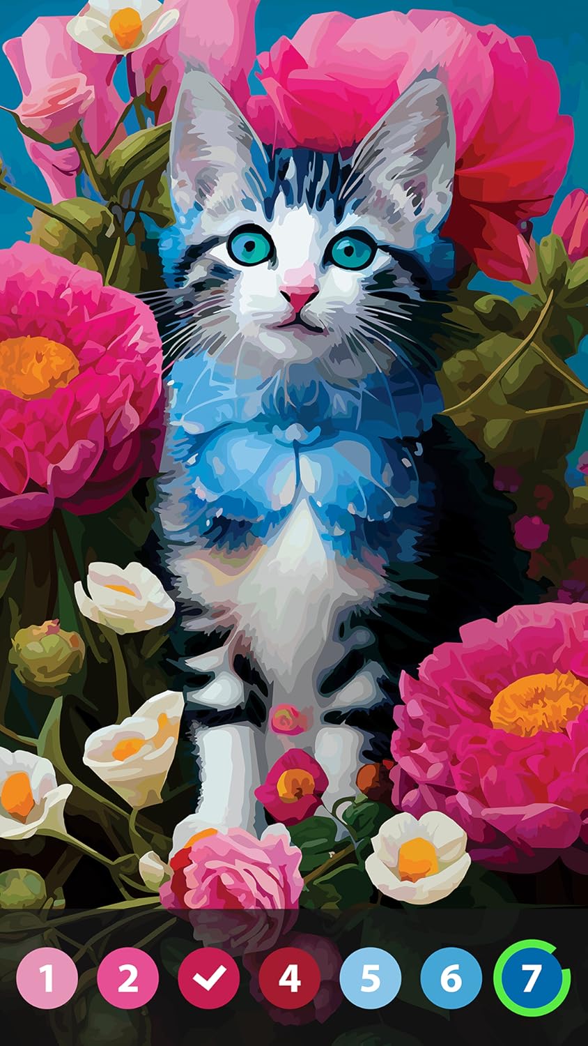 Oil Painting Paint by Number - Free Color by Number for Adults