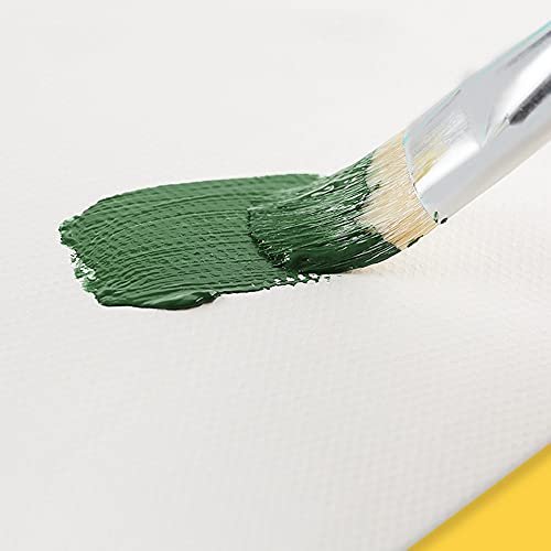 6 Pcs Natural Bristle Paint Brushes Wooden Stencil Brush Paint Template Brush Art Painting Brushes for Watercolor Painting Oil Painting Card Making DIY Art Crafts Project