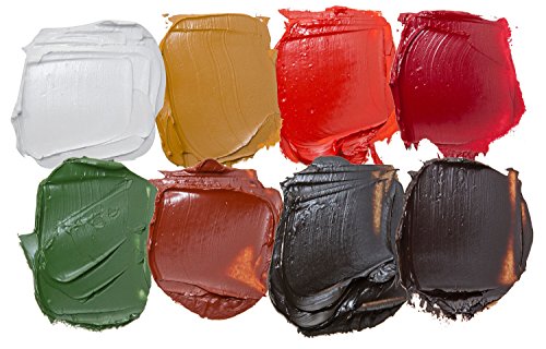 Portrait Oil Paint Set for Artists - 8 x 50ml Large Tubes - Non-Toxic Artist Oil Paints. Lightfast Oil Colours with High Pigmentation and Creamy Texture - Portrait Palette by ZenART