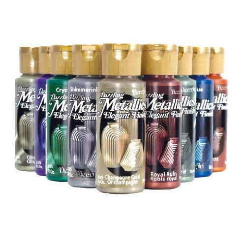 DecoArt Americana Acrylic Metallic Paint, Splendid Gold,59 ml (Pack of 1)